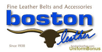 1 3/4" Black Leather Premium 5-Year Postal Belt