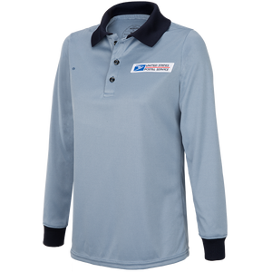 Women's Retail Clerk Long Sleeve Polo Shirt 100% Polyester NEW