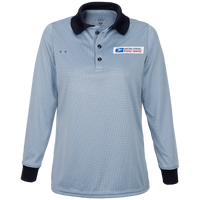 Women's Retail Clerk Long Sleeve Polo Shirt 100% Polyester NEW