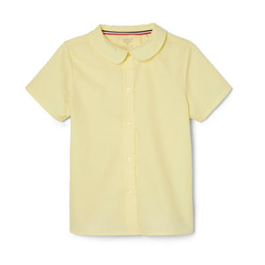 Short Sleeve Peter Pan Collar Blouse