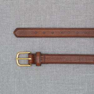 16302/16304/16305 – 1.25″ Feather Edge Bison Dress Belt