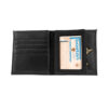 175 – Soft Book Style Badge Wallet with Horizontal Card Slots