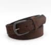 1.5″ Smooth No Line Casual Belt with Traditional Tip and Sewn on Buckle