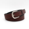 18302/18304/18305 – 1.5″ Bison Casual Belt with Stitched Edge