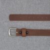 208 – 1.5″ Stitched Edge Casual Belt with Domed Tip, Smooth Wide Loop and Snap Off Harness Buckle