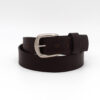 208 – 1.5″ Stitched Edge Casual Belt with Domed Tip, Smooth Wide Loop and Snap Off Harness Buckle