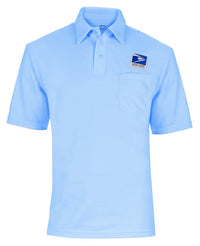 Flying Cross Men's Letter Carrier Knit Postal Polo Shirts