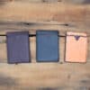 40 - Boston Leather Front Pocket Vertical Minimalist Wallet