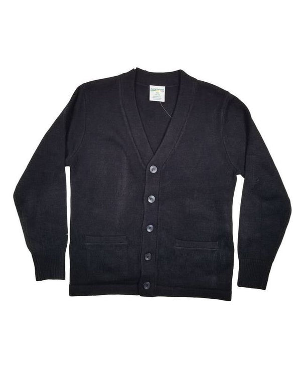 El Centro Youth Unisex Emb V-neck Cardigan