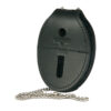5888DX – Deluxe Oval Badge Holder with Chain and Clip Attachment