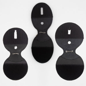 600DX/700DX – Deluxe Recessed Badge Holder with Hook & Loop Closure, Clip Back, Neck Chain, and Pocket