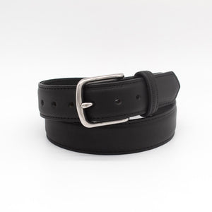 18272 – 1.5″ Brown Triple Contrast Stitched Casual Belt