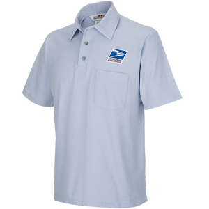 Flying Cross Men's Letter Carrier Knit Postal Polo Shirts