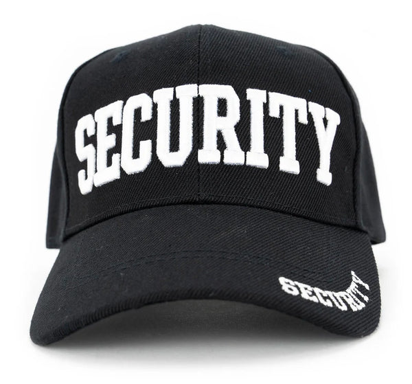 BLACK AND NAVY CAPS WITH ID ON FRONT, RIM AND BACK
