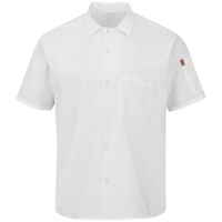 Men's Short Sleeve Cook Shirt with OilBlok + MIMIX®