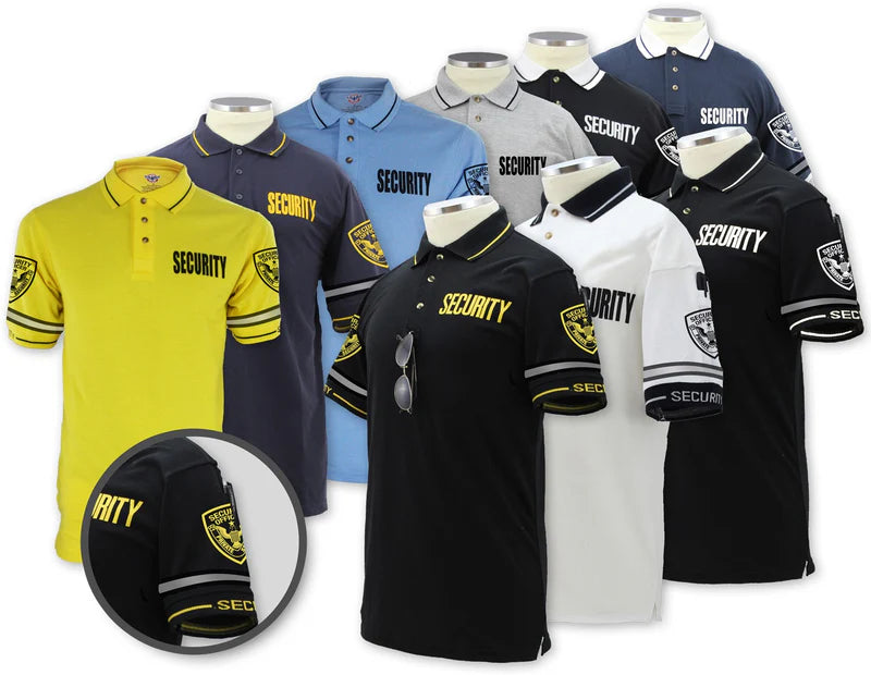 CUSTOMIZABLE POLY COTTON SECURITY POLO SHIRT
