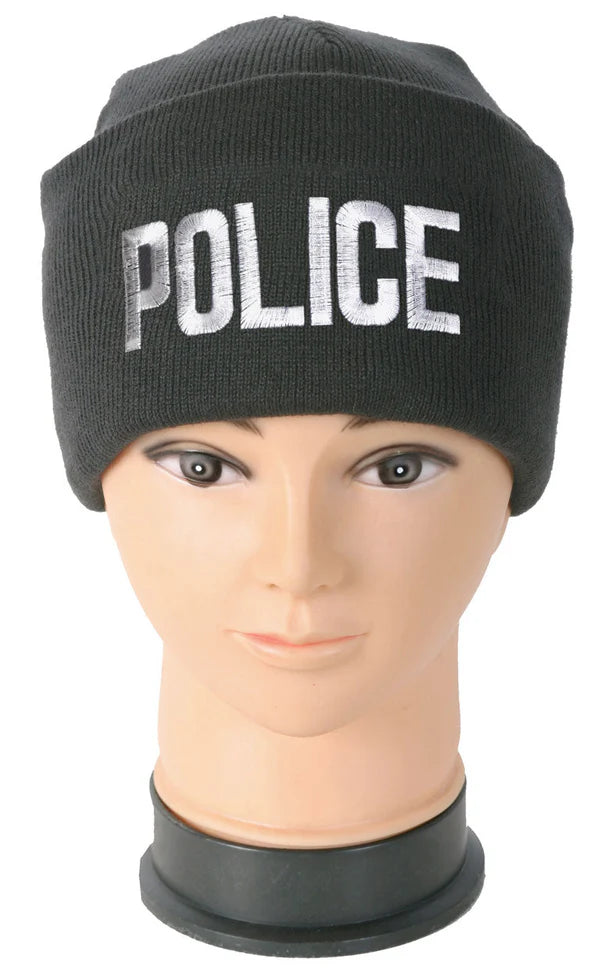 EMBROIDERED BEANIES WITH ID (SECURITY, POLICE, SHERIFF)