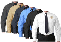 100 POLYESTER LONG SLEEVE UNIFORM SHIRT