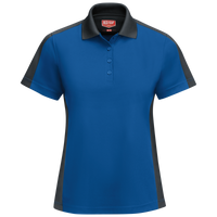 HOTEL WOMEN'S TWO TONE PROFORMANCE KNIT POLO SHIRT