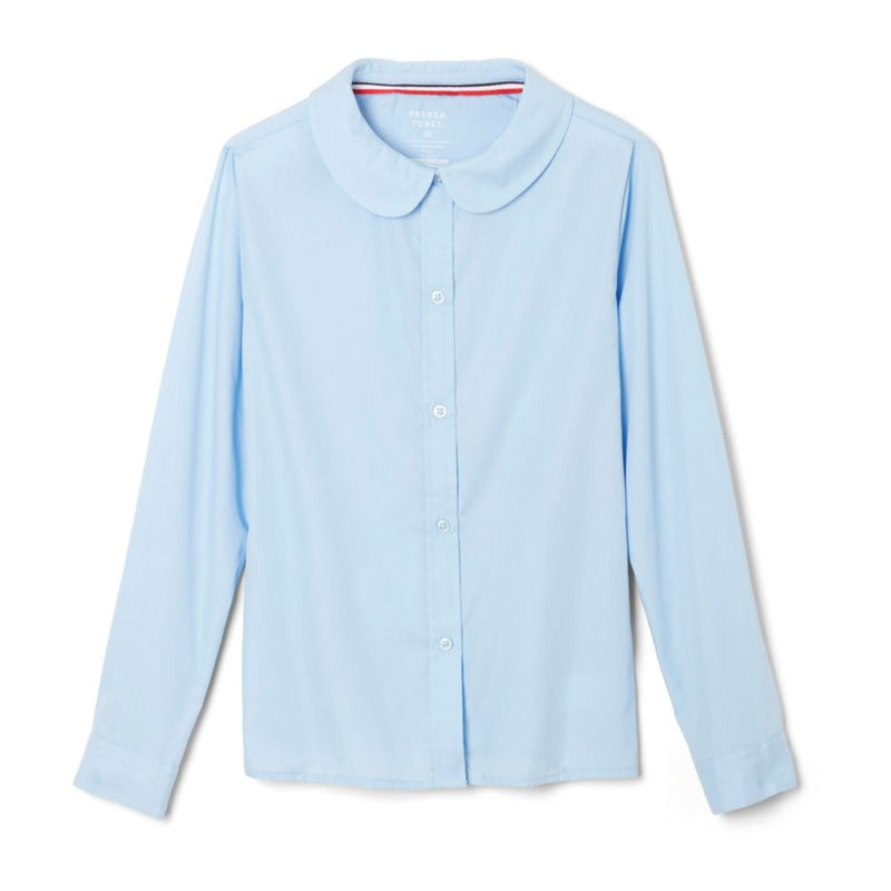 Youth Girls LS Peter Pan Oxford