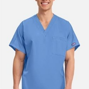 CH Unisex VNeck 1 Pocket Scrub Top