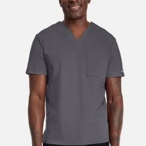 CH Men’s Tuck-In Chest Pocket V-Neck Scrub Top