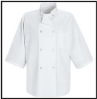 1½ SLEEVE CHEF COAT