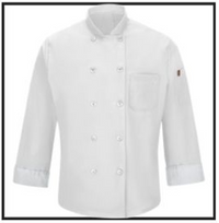 MEN'S CHEF COAT WITH OILBLOK + MIMIX®