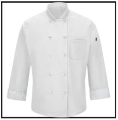 MEN'S CHEF COAT WITH OILBLOK + MIMIX®