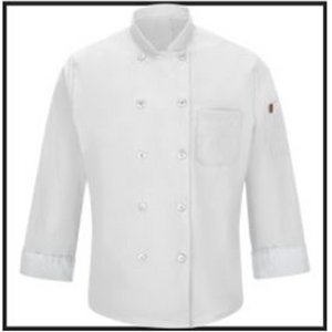 MEN'S CHEF COAT WITH OILBLOK + MIMIX®