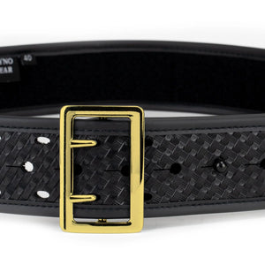 2.25" Synthetic Basket Weave Duty Belt