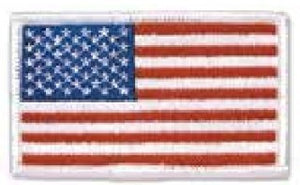 Reverse Flag, White Border