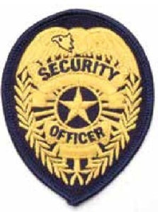 P104b Security Officer Badge Patch