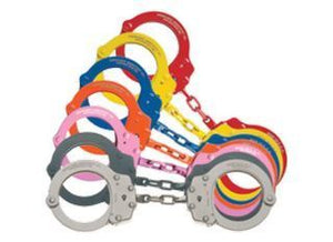 #750C chain handcuff, blue