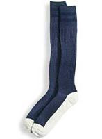 Postal Health Over the Calf Socks Postal Blue with Two Navy Blue Stripes