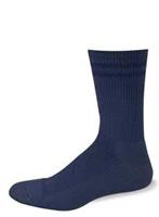 Silver Tech Postal Blue Crew Sock