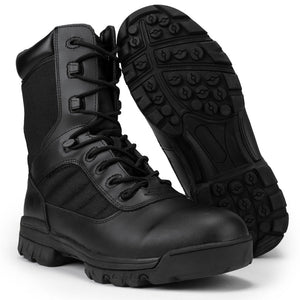 6" CoolMax Tactical Combat Side Zip Boots (Black)