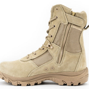8" CoolMax Tactical Combat Boots (Beige)