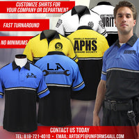 First Class Two Tone Bike Patrol Shirt with Zipper Pocket with Security ID