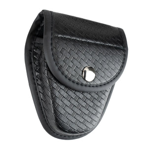 Basketweave Synthetic Leather Handcuff Holder
