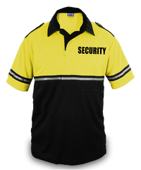 First Class Two Tone Bike Patrol Shirt with Zipper Pocket with Security ID
