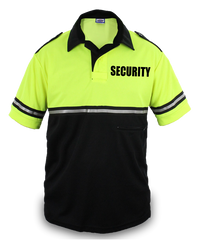 First Class Two Tone Bike Patrol Shirt with Zipper Pocket with Security ID