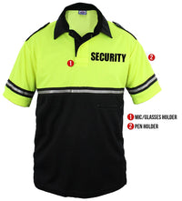 First Class Two Tone Bike Patrol Shirt with Zipper Pocket with Security ID