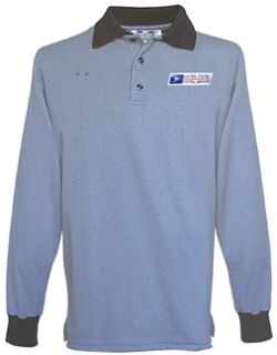 Men's Flying Cross Retail Window Clerk Long Sleeve Uniform Polo Shirt OLD STYLE